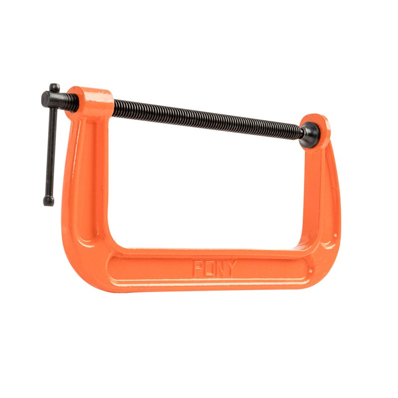 Pony Jorgensen 2680 8-Inch C-Clamp, Orange - Image 2